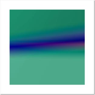 blue green purple texture abstract design Posters and Art